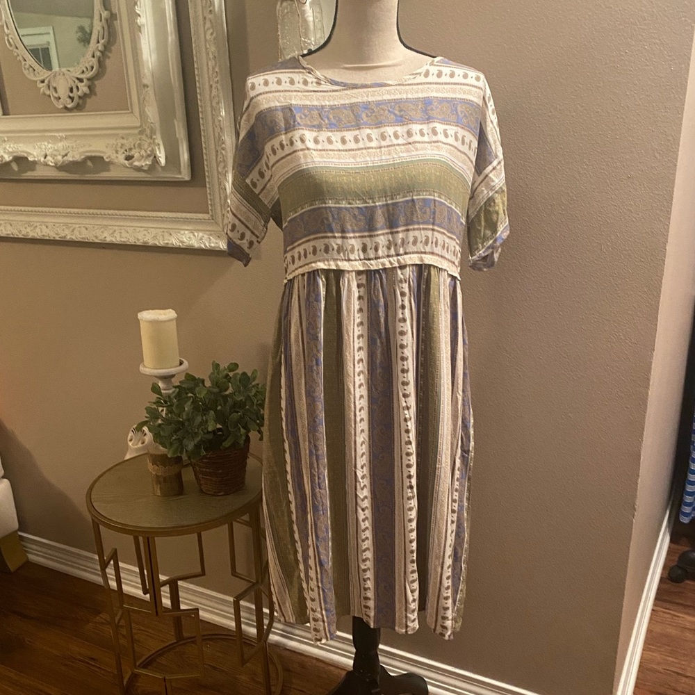LAKE FLOWER MIDI DRESS